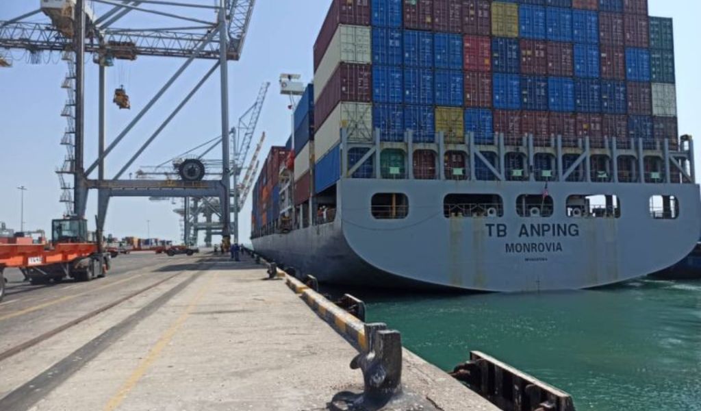 First Container Ship TB ANPING From China To Aden Under UGSA